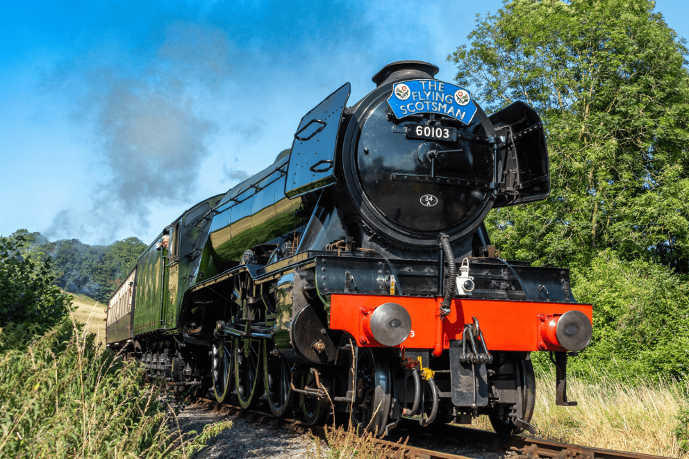 Flying Scotsman landscape